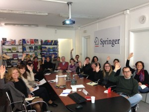 Springer Journal Editors supporting PEERE ideas (Milan, 5 November 2015)